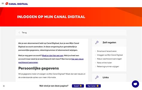 inloggen canal digitaal.